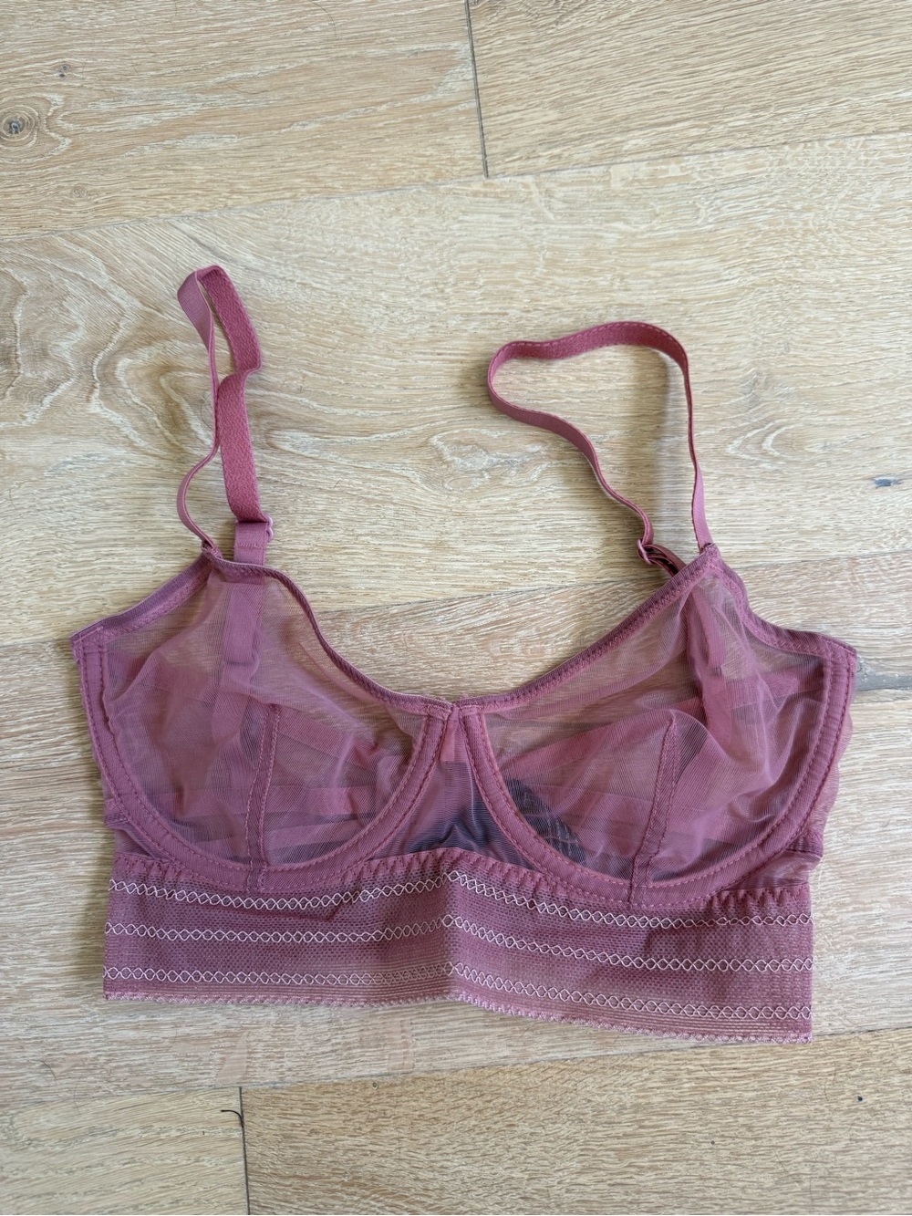 else: Bare Underwire Full Cup Longline Bra | Rose Dust - 30DD / Rose Dust